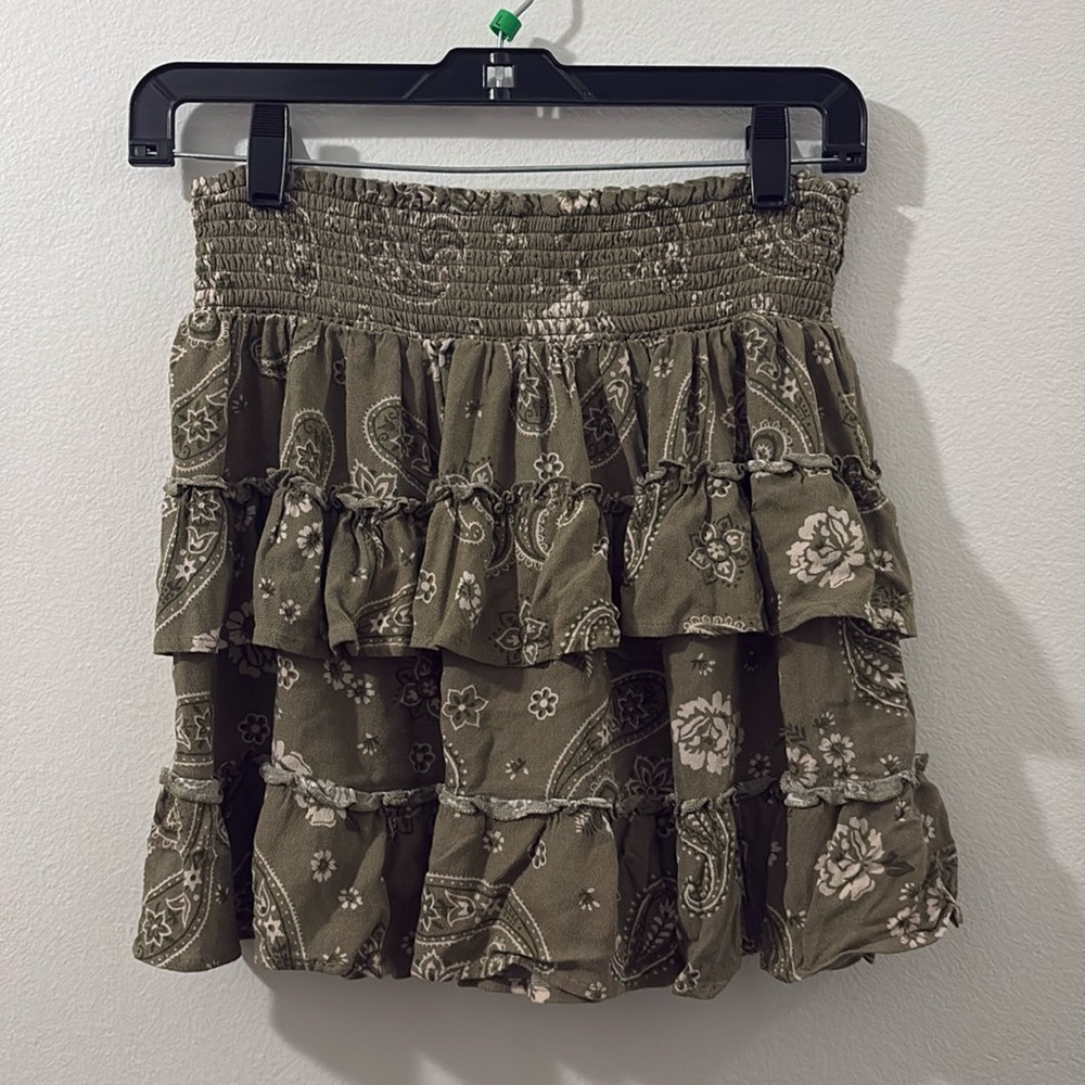 GUC Olive Green Aerie Mini Skirt